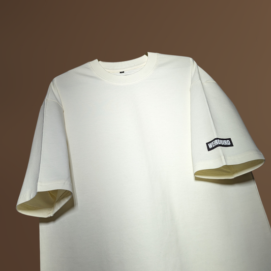 Super Soft Oversize T-Shirt in Off-White Color