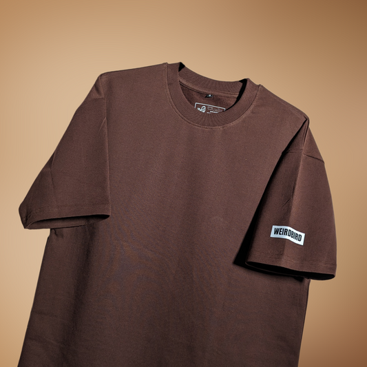 Super Soft Oversize T-Shirt in Coffee Color